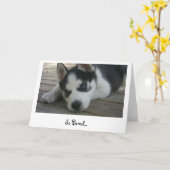 So gelangweilt karte (Gelbe Blume)