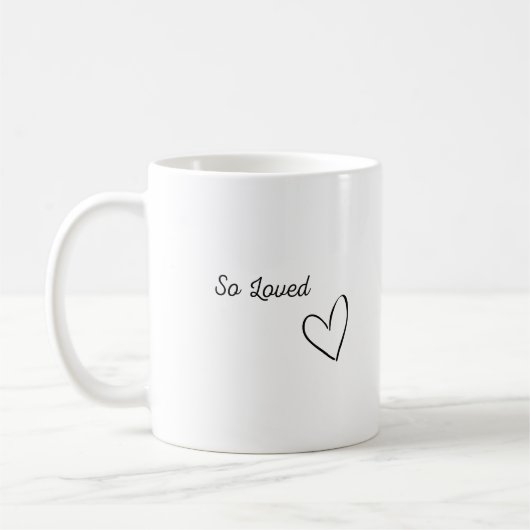 "So geliebte" Tasse (Links)