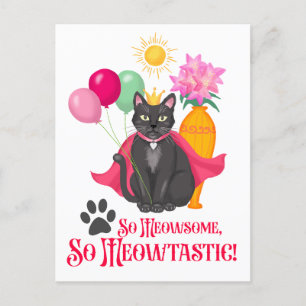 So gemein, so Meowtastisch! Postkarte