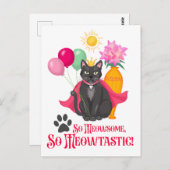 So gemein, so Meowtastisch! Postkarte (Vorne/Hinten)