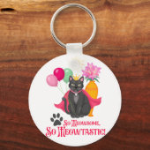 So gemein, so Meowtastisch! Schlüsselanhänger (Vorderseite)
