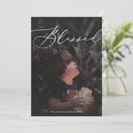 so gesegnet feiertagskarte (Stehend Vorderseite)