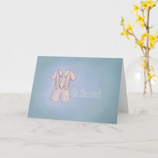 So gesegnet für ihn karte (Gelbe Blume)