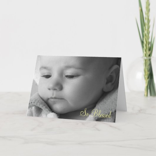 So gesegnet karte (Vorderseite)