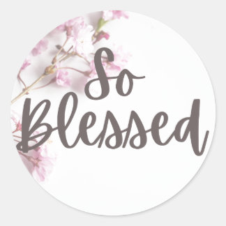 So gesegnet Sticker
