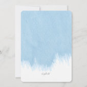 So gesegnetes Foto religiöse Einladung (Rückseite)