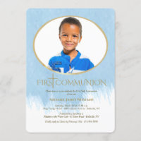 So gesegnetes Foto religiöse Einladung