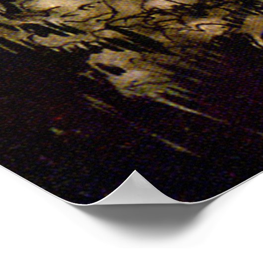 "So gewalttätig" Poster (Ecke)