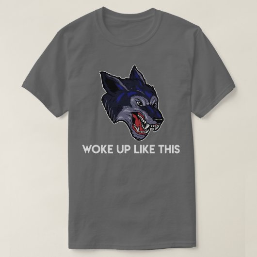 So geweckt wütend Wolf T-Shirt (Design vorne)