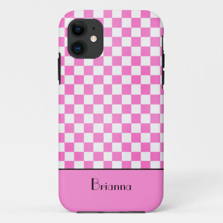 So Giralrosa Checkerboard Personalisiert Case-Mate iPhone Hülle