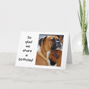 SO GLAD, DASS WIR EINEN GEBURTSTAG TEILEN KARTE