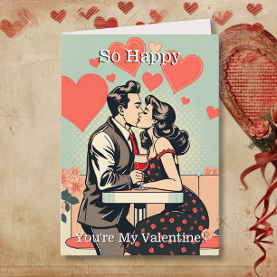 So glücklich, dass du mein Valentinstag bist Pop Karte