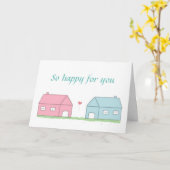 SO "GLÜCKLICH" FÜR SIE IN IHRER "NEUEN ZUHAUSE" KARTE (Gelbe Blume)