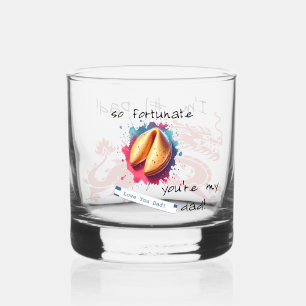 "So Glücklich..." Individuelles Whiskeyglas Whiskyglas