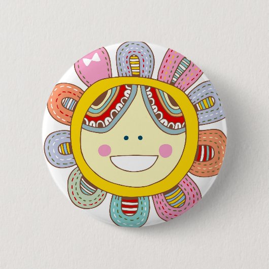 So glücklich sein button (Vorderseite)