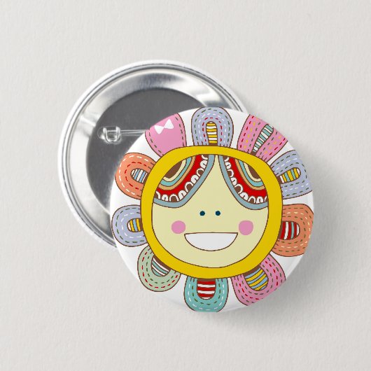 So glücklich sein button (Vorne & Hinten)