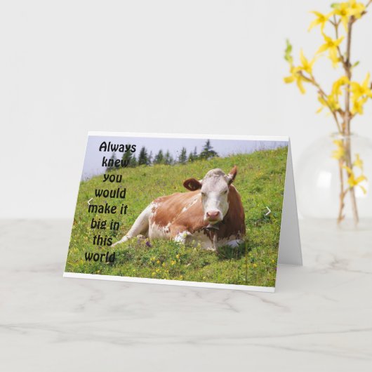 SO GLÜCKLICH UND WOLL, IHNEN ZU GRATULIEREN KARTE (Gelbe Blume)