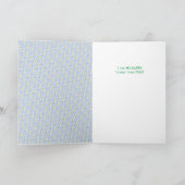 so glücklich von Ihnen zu hören Karte (Innenseite)