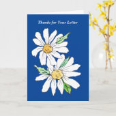 so glücklich von Ihnen zu hören Karte (Gelbe Blume)