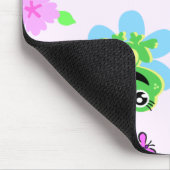 so glücklicher Froschdruck Mousepad (Ecke)
