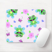 so glücklicher Froschdruck Mousepad (Mit Mouse)