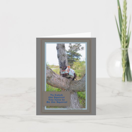 So greifen Sie die Eichhörnchenkarte zu Karte (Vorderseite)