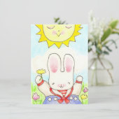 'so großer Junge' - sonnige Geburtstagseinladung Einladung (Stehend Vorderseite)