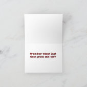 SO *GUT* IM SEIN *NAUGHTY* FEIERTAGSKARTE (Innenseite)