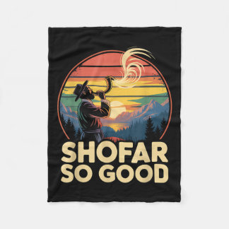 So gut lustiges Rosh Hashanah jüdischer Feiertag S Fleecedecke