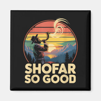 So gut lustiges Rosh Hashanah jüdischer Feiertag S Magnet