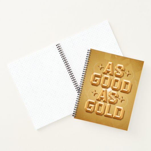 So gut wie Gold Bullet Notebook Notizblock (Innenseite)