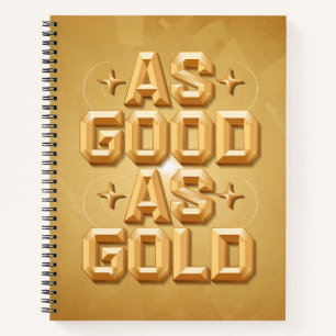 So gut wie Gold Bullet Notebook Notizblock