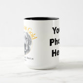 So gut wie Gold Personalisiert Ringer Kaffee Tasse (Zentrum)