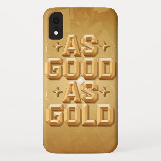 So gut wie Gold-Phone-Fall Case-Mate iPhone Hülle (Rückseite)
