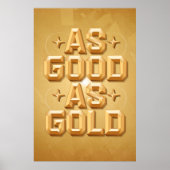 So gut wie Gold Poster (24x36) (Vorne)
