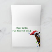 SO Gute Weihnachtsziege Feiertagskarte (Innenseite)