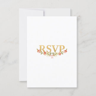 So haben Sie die RSVP-Karte für Blumenzehen und ha RSVP Karte