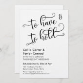 So haben Sie Skripttypografie entwickelt und behal Einladung (Vorne/Hinten)