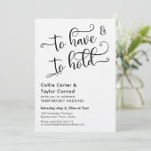 So haben Sie Skripttypografie entwickelt und behal Einladung (Stehend Vorderseite)