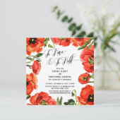 So haben und halten Sie rote Pflaumen im Kranz-Emp Einladung (Stehend Vorderseite)