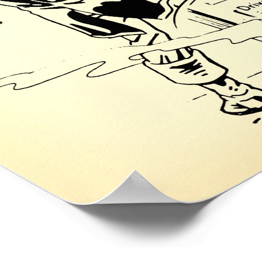 So halten Sie eine Tür fest Poster (Ecke)