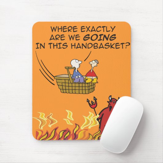 So halten Sie sich in einem Handkorb-Mousepad fest Mousepad (Mit Mouse)