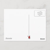 So halten Sie sich in einem Handkorb-Postkarte fes Postkarte (Rückseite)