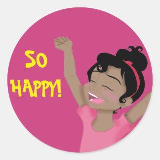"So Happy" ClaraBelle Sticker