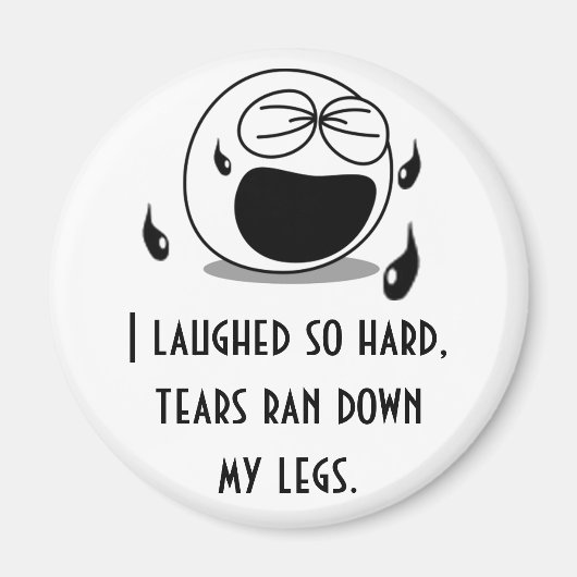 So hart lachten magnet (Vorne)