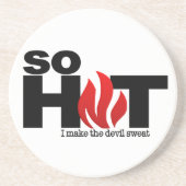 So heiß Untersetzer (Vorne)