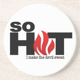 So heiß Untersetzer