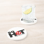 So heiß Untersetzer (Seite)