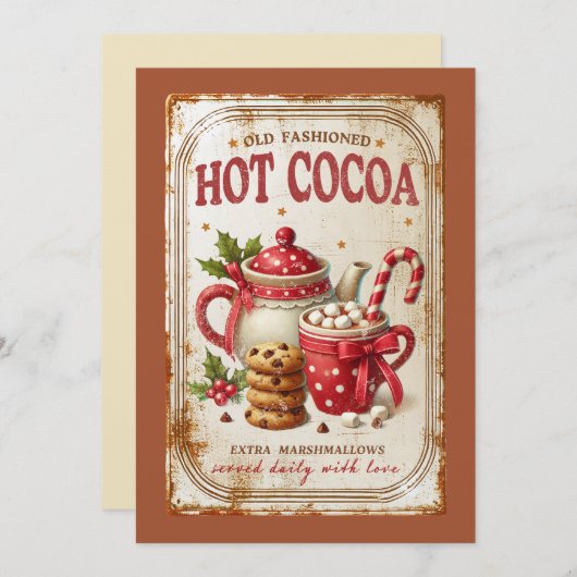 So herrlich traditionelle Weihnachten im Vintagen (Vorne/Hinten)