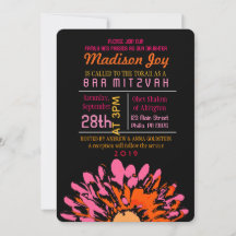 SO HÜBSCH DAISY Bat Mitzvah Einladung